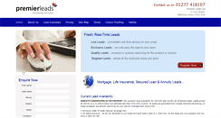 Desktop Screenshot of premier-leads.co.uk